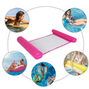 Water Hammock Inflatable Floating Swimming Pool Lounge Chair (Rose Red) Newly