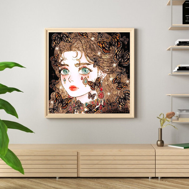 5D Diamond Painting DIY Butterfly Beauty Full Round Drill Picture (NY142)