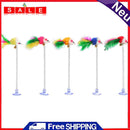 5pcs/set Pet Cat Playing Sucker Toys Kitten Plush False Mouse Shaped Spring Toys