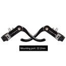 1 Pair 23.8/22.2mm Brake Clutch Lever Aluminum Cycling Road Bike Brake Handle