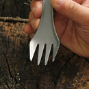 SUNDICK Outdoor Camping Spoon Fork Titanium Tableware Cutlery Kitchen Intensils