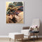 Girl with Feathers Oil Paint By Numbers DIY Handpainted on Canvas Wall Art