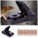 5Pcs Snap Spring Rodent Plastic Mousetrap Pest Control Rats Catcher Rat Trap