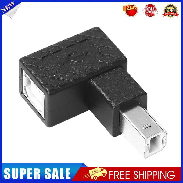 USB 2.0 Type B Male to Female Adapter Right Angled for Printer (Right)