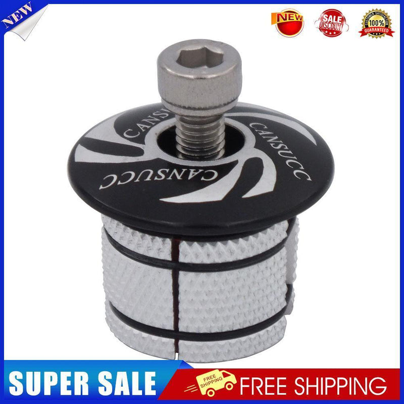 CANSUCC MTB Road Bike Headset Stem Top Cap Cover Plug Nut Screws (Black)