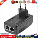 24V 0.5A 12W Wall Plug POE Injector Ethernet Adapter IP Camera Switch (EU) Newly