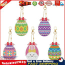 5pcs Diamond Painting DIY Full Special Shaped Easter Keychains Kit (YSK77) Newly