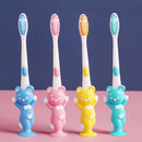 4pcs Baby Kids Training Soft-bristled Toothbrushes for Teeth Clean (Bear)