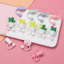 Cartoon Plugs Cover Drinking Dust Cap Silicone Straw Plug Cup Accessories
