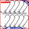 10pcs Tumbler Fishing Hooks Carbon Steel Sharp Barbed Jig Bait Fishhooks Tackle