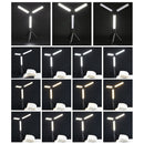 Portable LED Flashlight USB Folding Lamp for Bright Work with Brackets