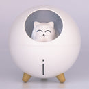 Aromatherapy Spray Desktop Air Humidifier Cute Pet Aroma Diffuser (White)