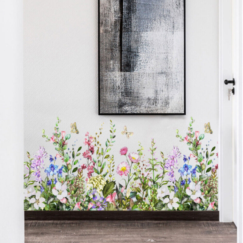 wall paste Wall Stickers Flowers Home Decor for Living Room DIY Wall Decals