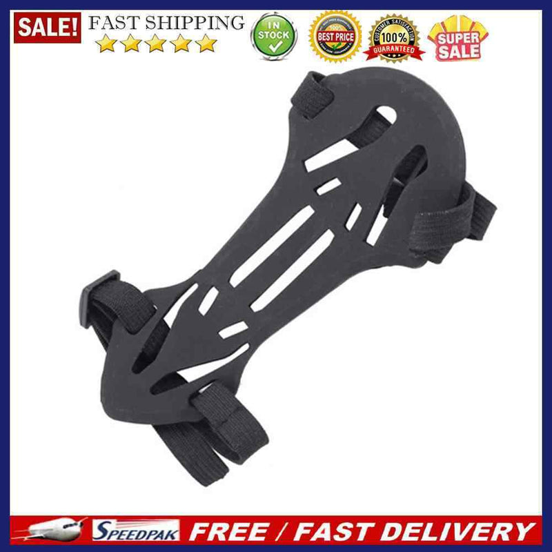 Recurve Bow Rubber Arm Guard Protective Sleeve Shot Training Forearm Protecto