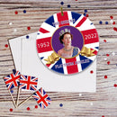 Acrylic Queen Elizabeth II Platinum Pendant Printing Her Majestys Portrait Sign