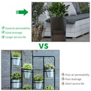 Potato Grow Bags Aeration Fabric Plant Growing Pots with Handle (33 Gallon)