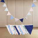3.2m Nordic Style Printed Cotton Pennant Wedding Banner Hanging Flag Party