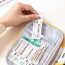 Medicine Bag Outdoor Camping Emergency First Aid Kit Pill Case(Yellow S) Newly