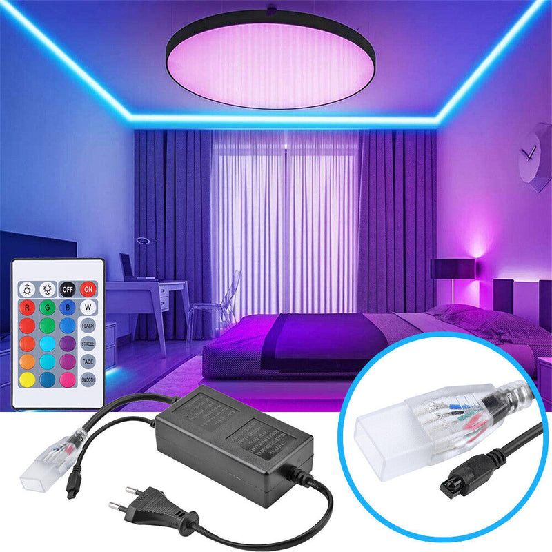 24 Keys LED Controller 4-Pin IR RGB Remote Controllers for 5050 Strip Lighting