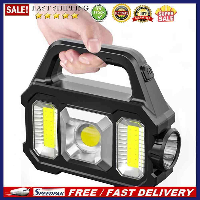 500lm Searchlight Portable Powerful Lantern Solar USB Charging for Camping Items