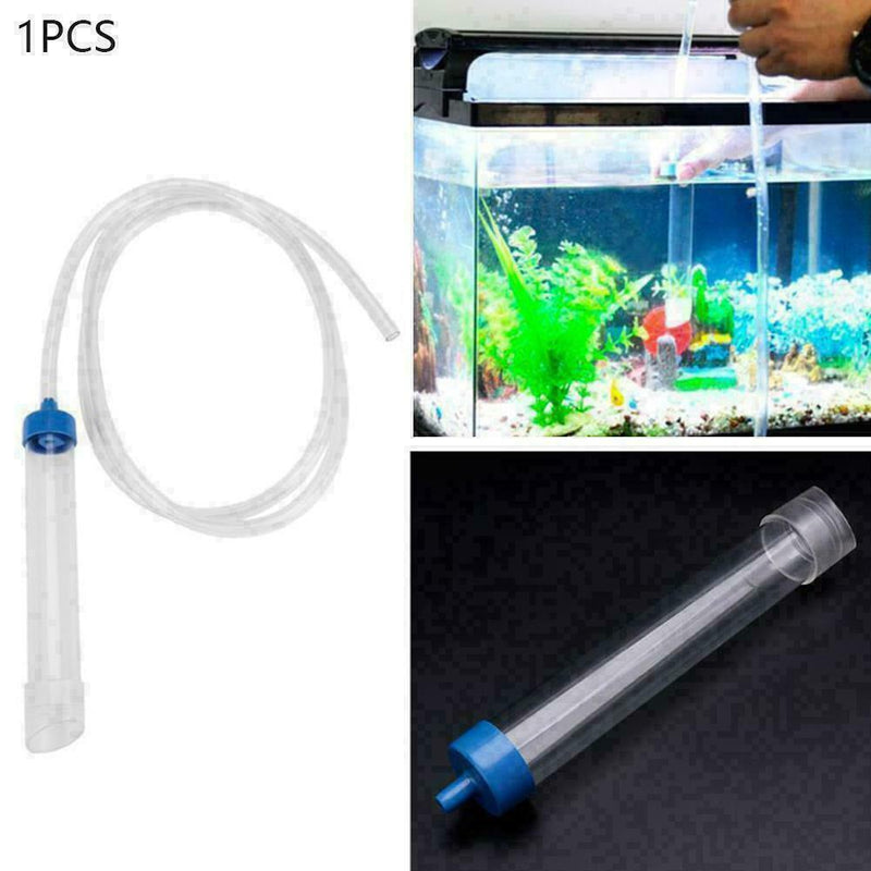 Aquarium Fish Tank Gravel Cleaner Syphon Water Changer V1X9 M6J6 Hose Pumps T3K6