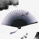 #A Chinese Style Folding Fan Art Craft Home Decoration Ornaments Dance Hand Fans