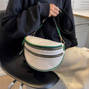 Women Crossbody Shoulder Bags Large Capacity Zip Fanny Pouch Saddle Handbags