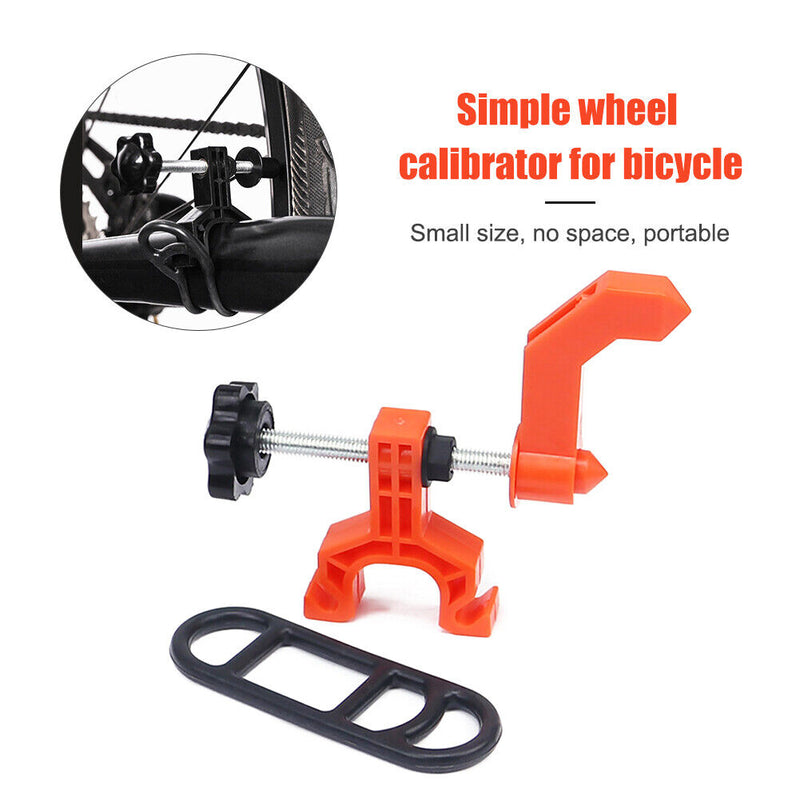 Bicycle Wheel Truing Stand Mini Bike Rims Adjustment Wheel Repair (Orange)