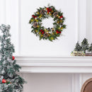 Christmas LED Wreath Garland Door Window Garden Wall Farmhouse Decoration