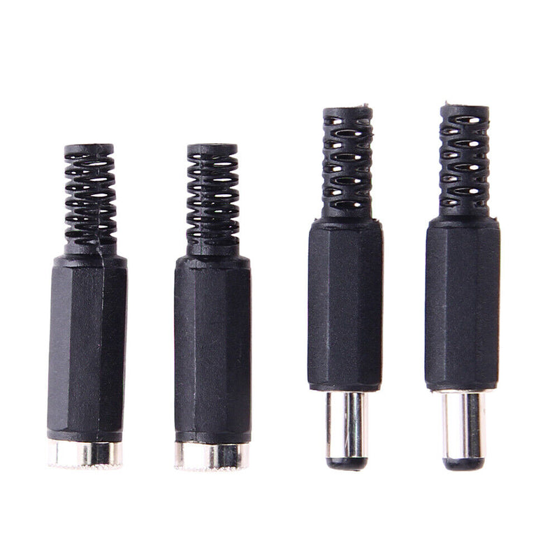 20pcs 5.5x2.1mm DC Input Female + Male Male Female Male Book