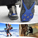 5 Teeth Spikes Crampons, Hiking Mountaineering Anti Slip Ice Snow Grips Crampons