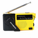Torch Reading Lamp Dynamo Wind Up Emergency Radio Hand Crank AM/FM Radio