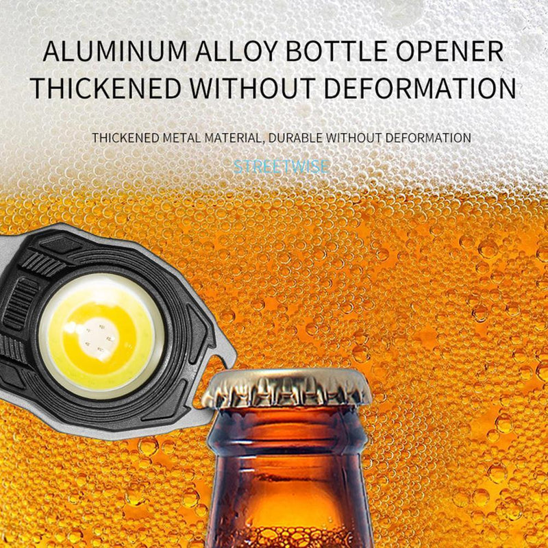 3 Gears Key Lights Portable Cob Work Lights Waterproof for Traveling (Orange)