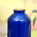 Aluminum Portable Outdoor Sports Water Bottle Kettle with Lid (Blue 400ml) Newly