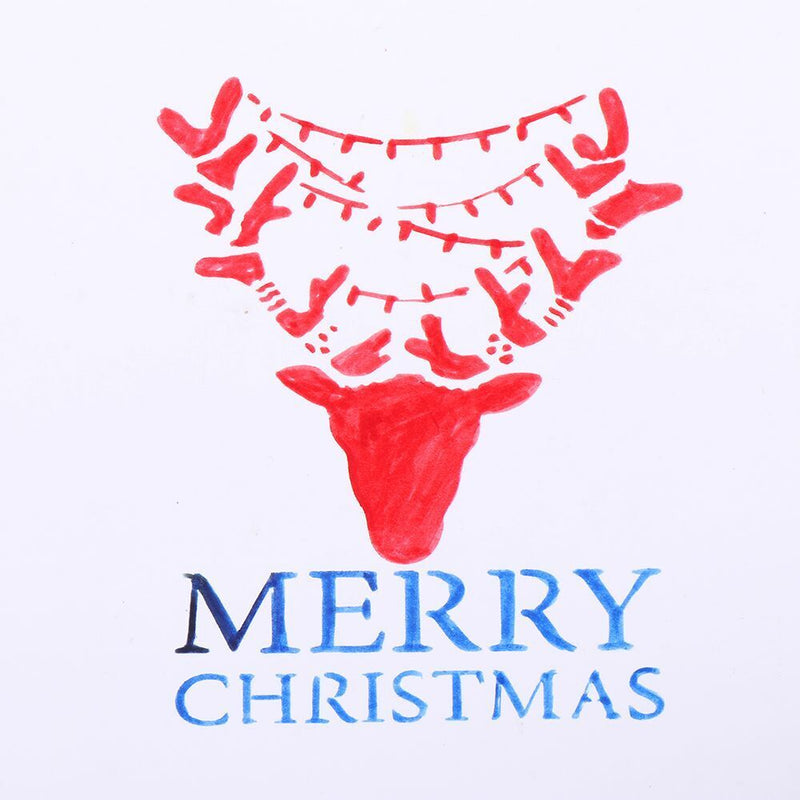 DIY Craft Scrapbooking Merry Christmas Layering Stencils Painting Template