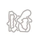 Christmas Cutting Dies Mold Silicone Transparent Seal Stamp DIY Photo Album Tool