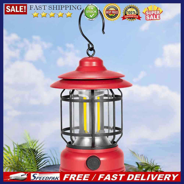 Portable Camping Lights Haning Hook Powerful Lantern Type-C Charging for Camping