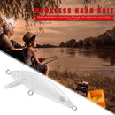 5.5cm 3.5g Plastic Transparent Blank Fishing Lure Hard Bait without Hook Wobbler