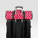#A Yarn Storage Bag Red Polka Dot Print Wool Knitting Sewing Tool Travel Organiz