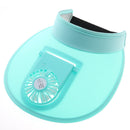 Breathable Summer Hat with Fan Sunscreen Visor Cap Fishing Hat for Sport Outdoor