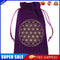 Constellation Star Moon Tarot Game Card Storage Bag (Purple Flower of Life)