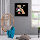 DIY Full Round Drill Diamond Painting letter K Mosaic Rhinestone Craft