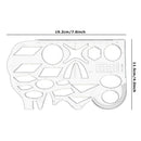 Function Drawing Tool Geometric Ruler Drawing Templates Math Measuring Stencil