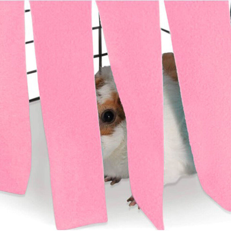 Hidden in the House Beds Hiding Tent Cage for Hamster Guinea Pig (Pink) Newly