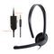 Service Headphone Telephone Wired Phone Headset Retractable Headband for Phones