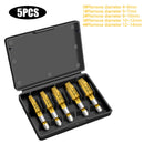 5pcs HSS 4241 Broken Screw Extractor Hex Handle Damaged Screw Bolt Remover Newly