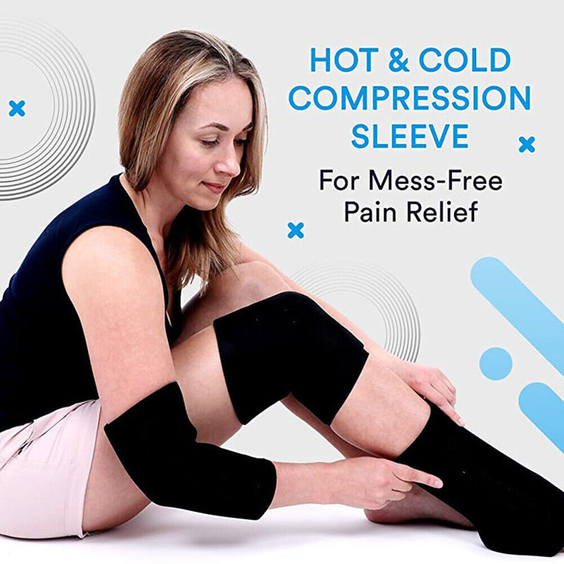 #A Hot Cold Compression Elastic Brace Sleeves Support Pads for Pain Relief