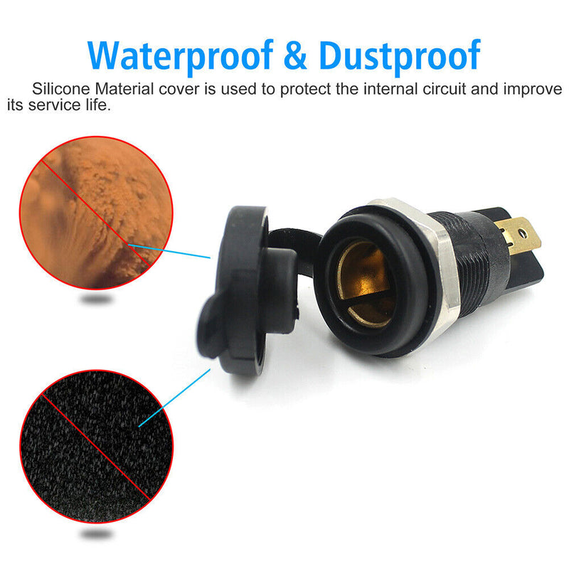 CS-049A1 EU Car Cigarette Lighter Socket Power Outlet for 12V 24V Car Marin