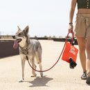 Pets Garbage Poop Bag Dispenser Dog Poop Waste Bag Holder Organizer (Red) Newly