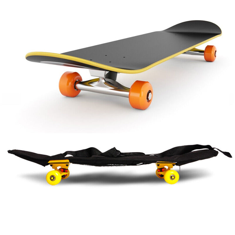 Skateboard Backpack Skateboard Shoulder Adjustable Strap Longboard Carry Pouch